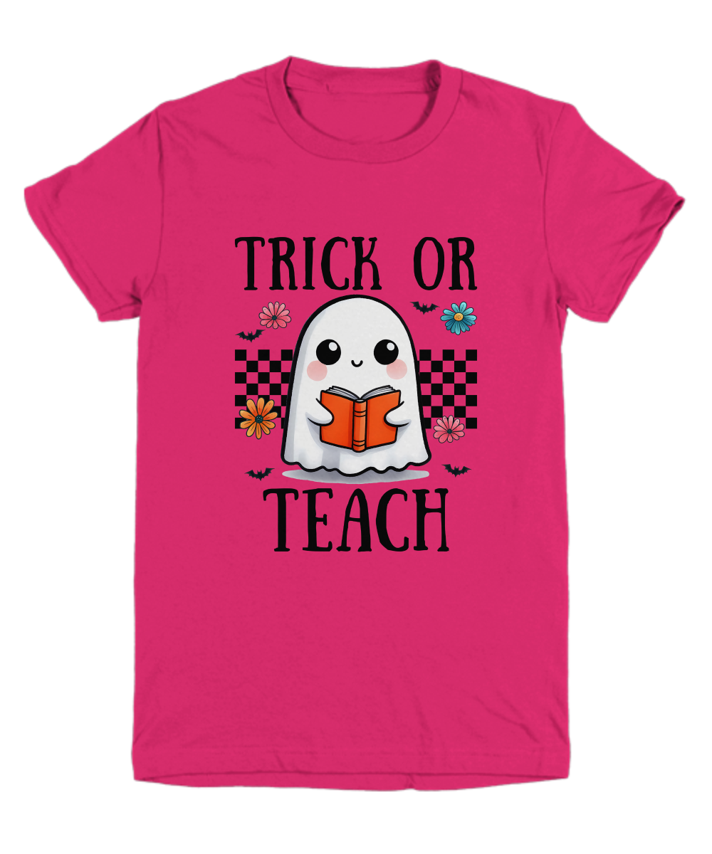 Halloween Trick or Teach Youth Tee Shirt