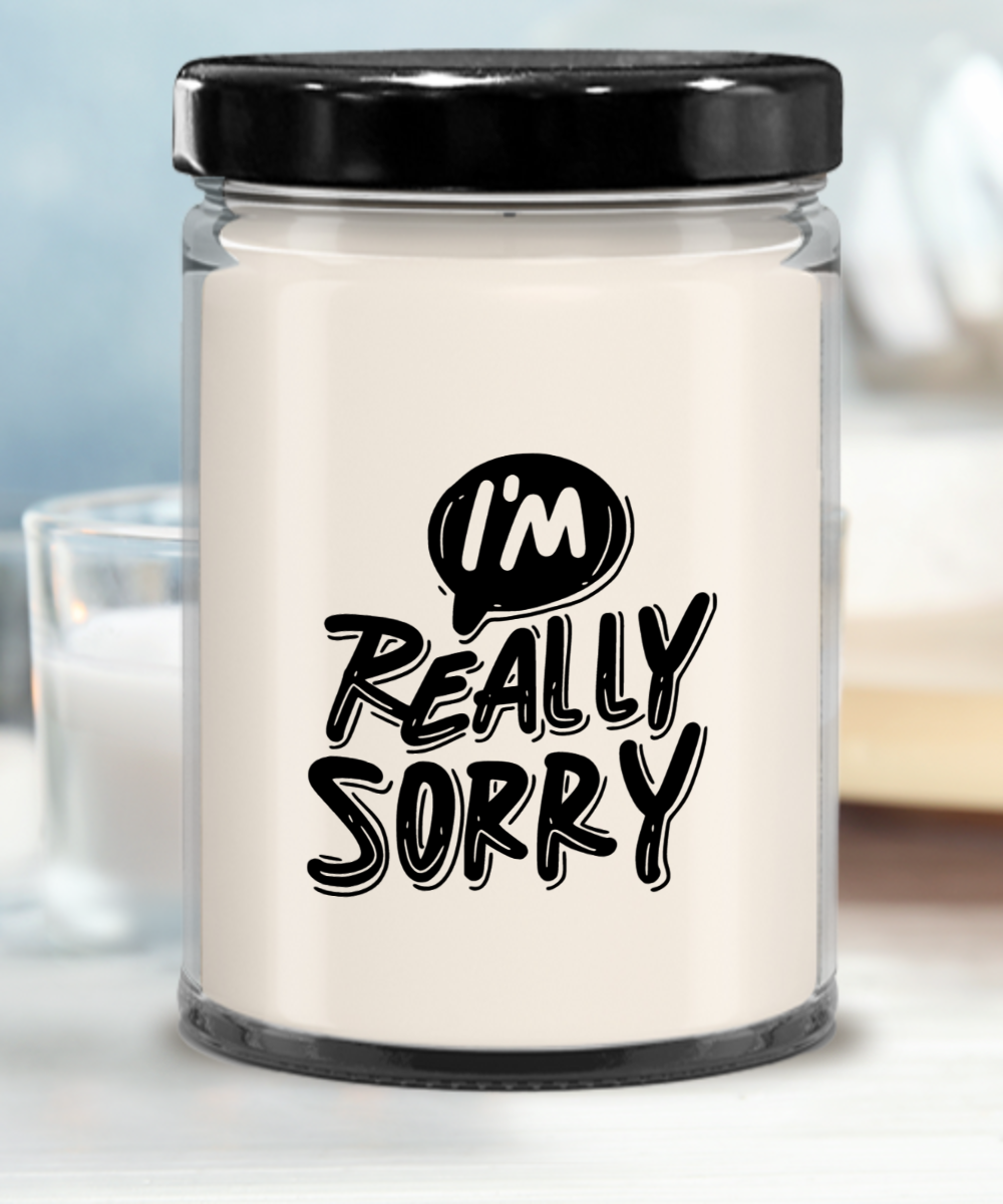 Apology Gift - I Am Really Sorry - Scented Soy Candle