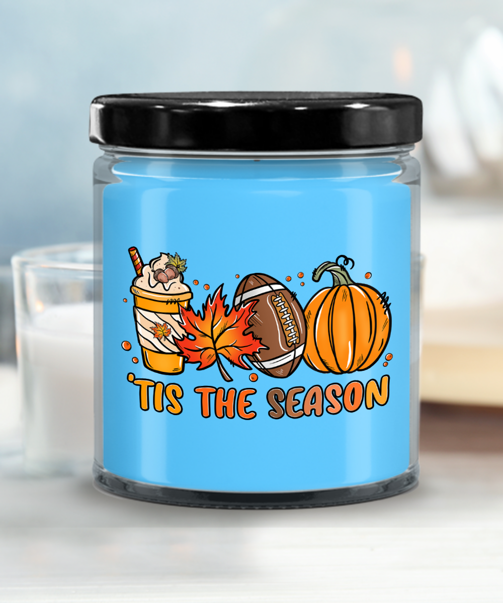 Smells Like Football, Fall and Pumpkin Spice Scented Soy Candles