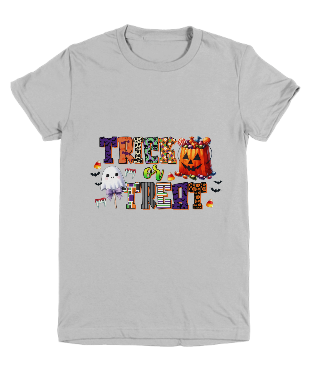 Halloween Candy Bag Trick or Treat  Youth Tee Shirt