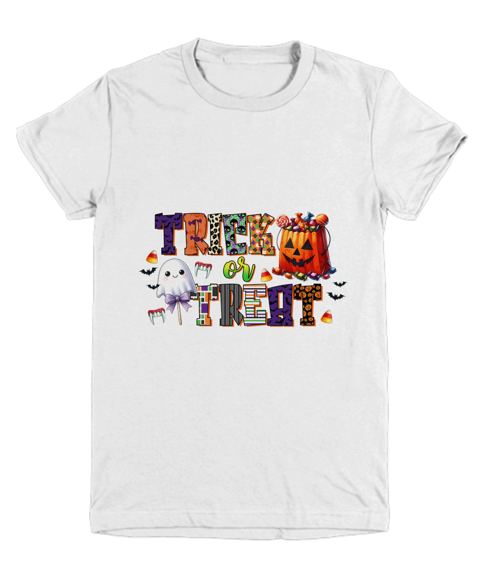 Halloween Candy Bag Trick or Treat  Youth Tee Shirt