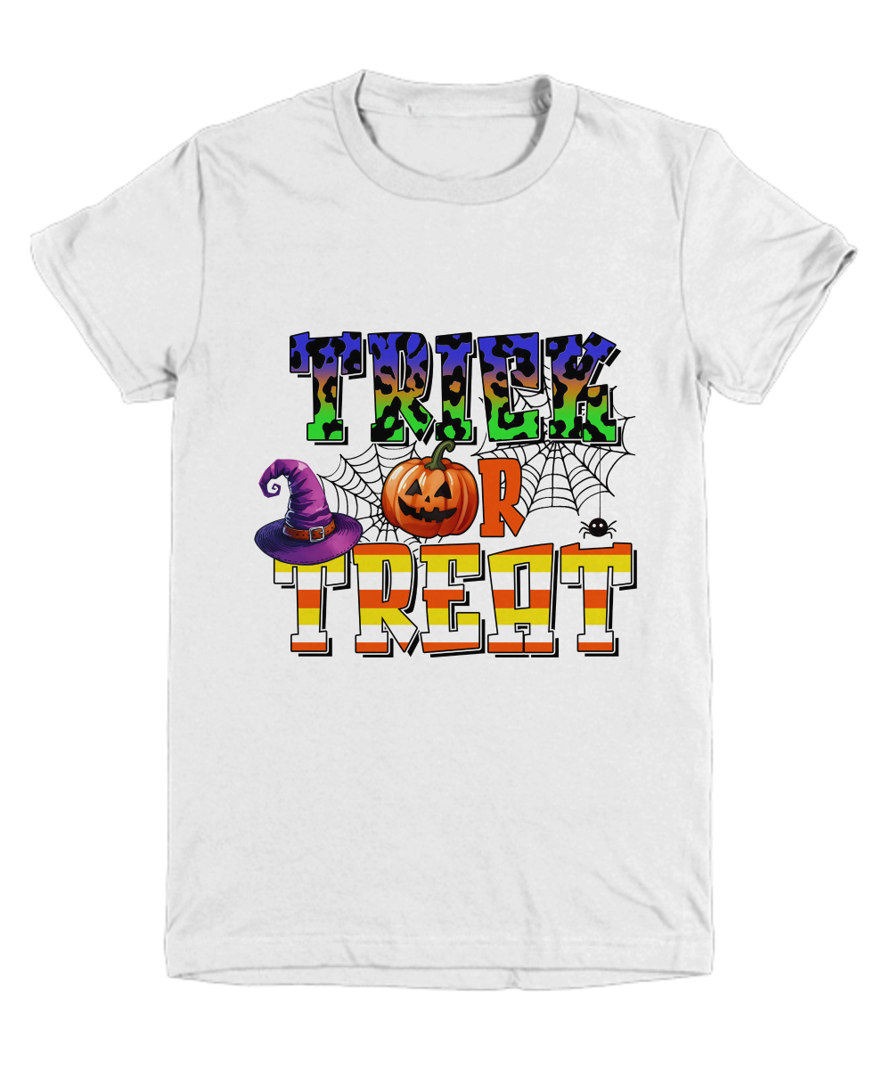 Halloween Trick or Treat Spooky Kid Tee Shirt