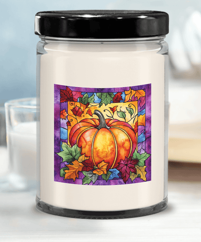 Fall Pumpkin Soy Container Jar Candle Home Decor