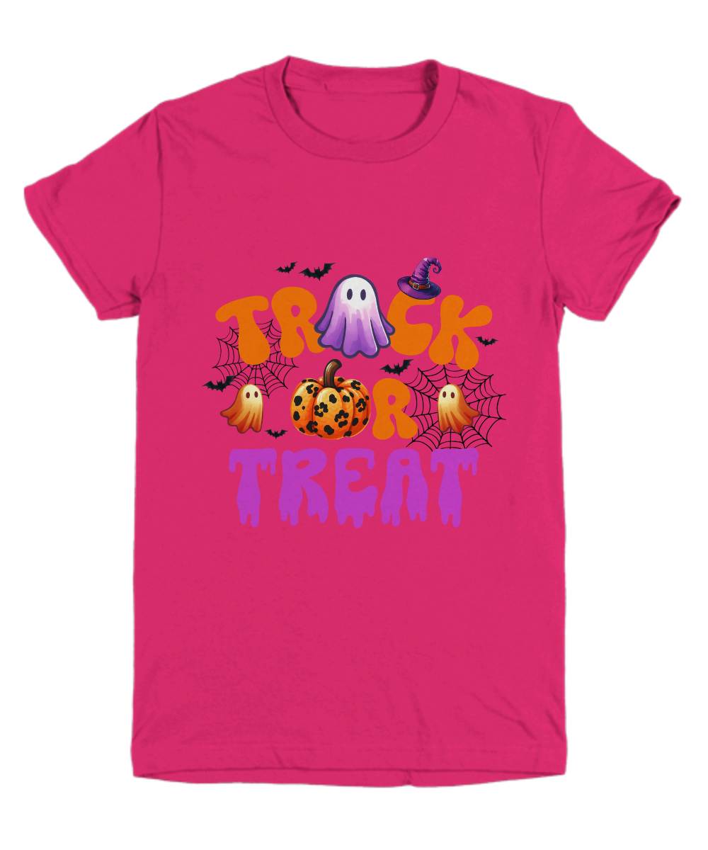 Halloween Spooky Trick or Treat Youth Tee Shirt