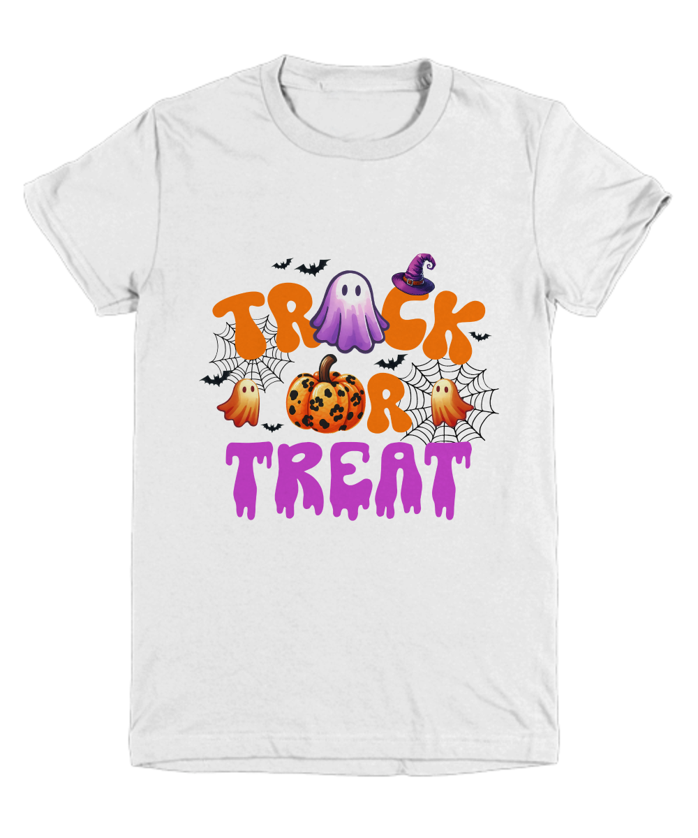 Halloween Spooky Trick or Treat Youth Tee Shirt