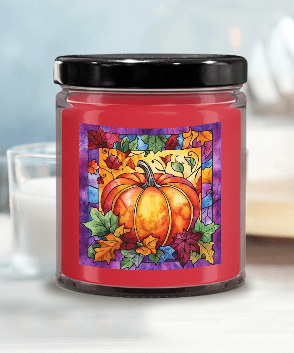 Fall Pumpkin Soy Container Jar Candle Home Decor