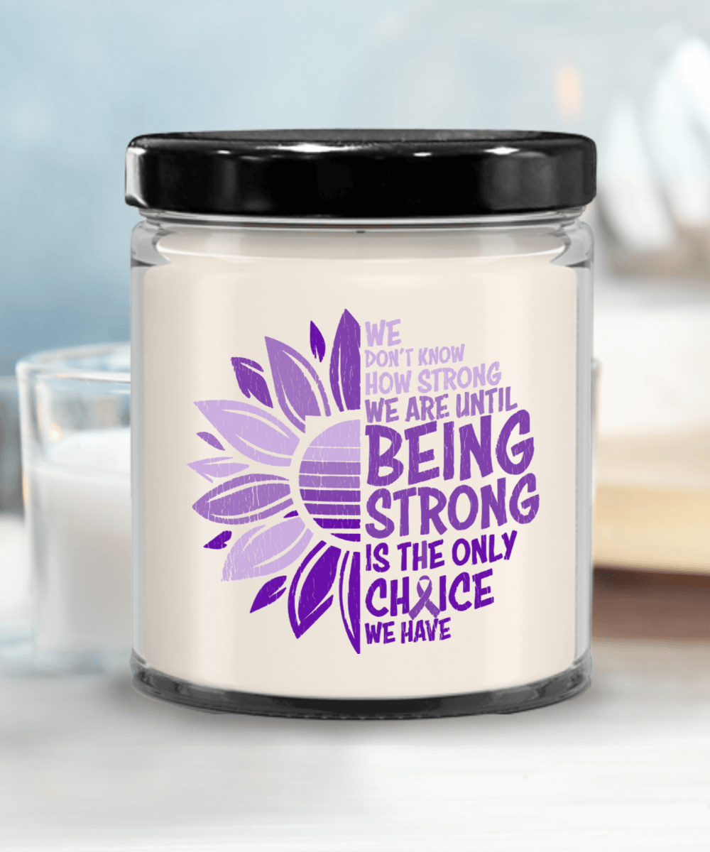 Cancer Support Hodgkins Lymphoma Being Strong Scented Soy Candle