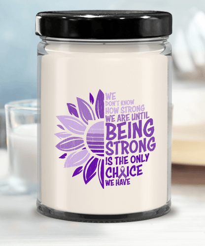 Cancer Support Hodgkins Lymphoma Being Strong Scented Soy Candle