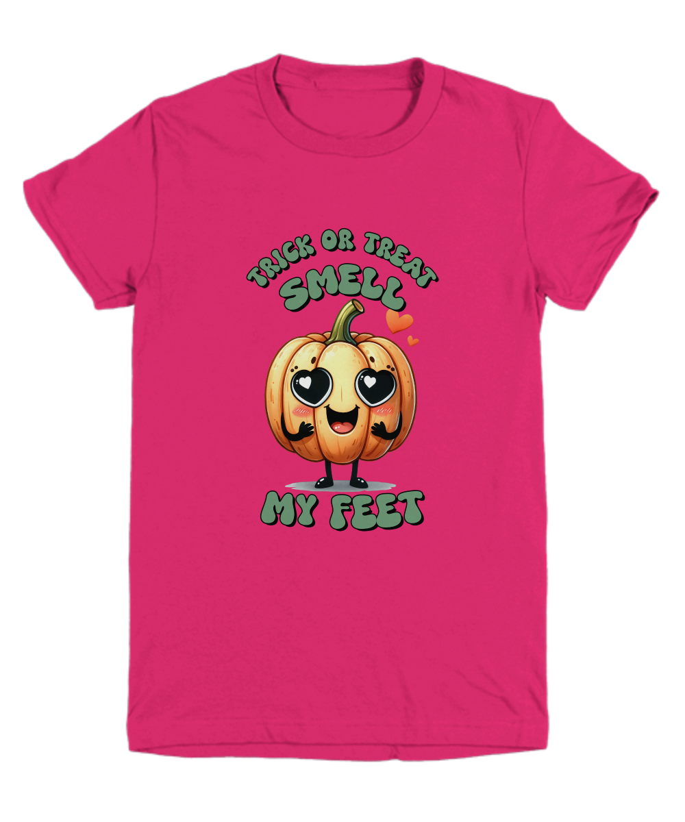 Halloween Pumpkin Trick or Treat Youth Tee Shirt