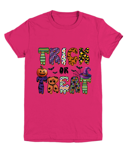 Halloween Trick or Treat Scarey Youth Tee Shirt