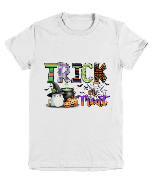 Halloween Trick or Treat Ghost Youth Tee Shirt