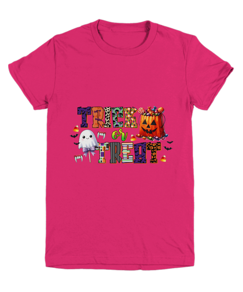 Halloween Candy Bag Trick or Treat  Youth Tee Shirt