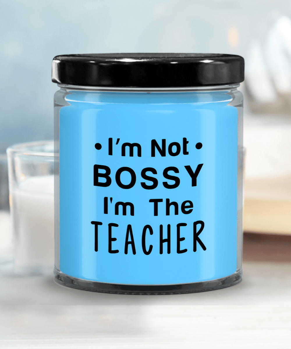 Gift for Teacher - I'm Not Bossy - Scented Soy Candle