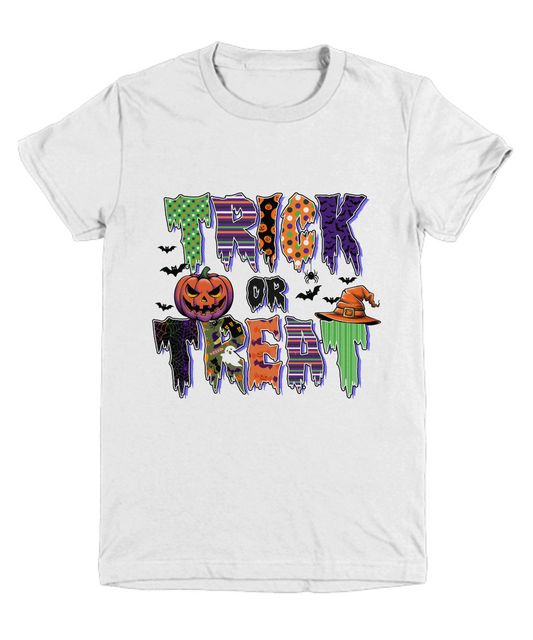 Halloween Ghoulish Trick or Treat Youth Tee Shirt