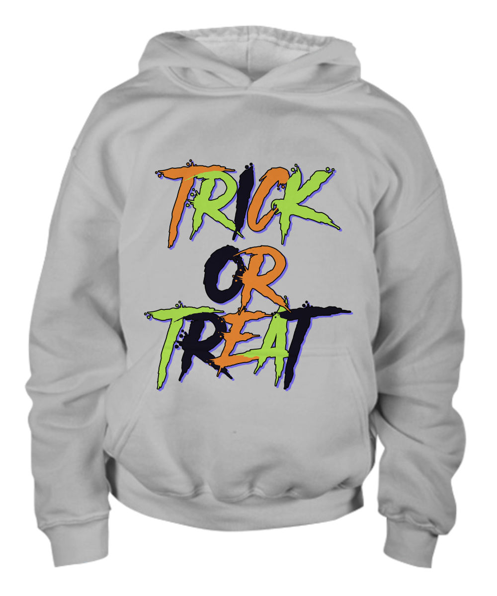 Trick or Treat Halloween  Kid's Pullover Hoodie