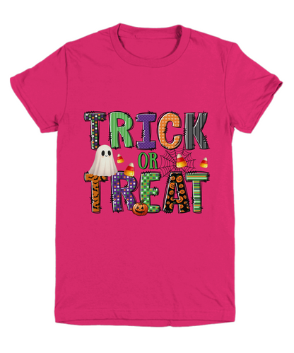 Halloween Trick or Treat  Tee Shirt for Kids