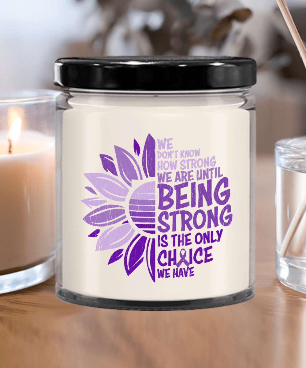 Cancer Support Hodgkins Lymphoma Being Strong Scented Soy Candle