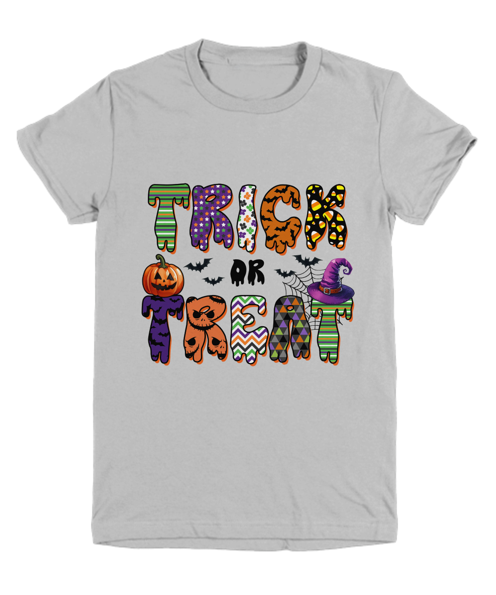 Halloween Trick or Treat Scarey Youth Tee Shirt