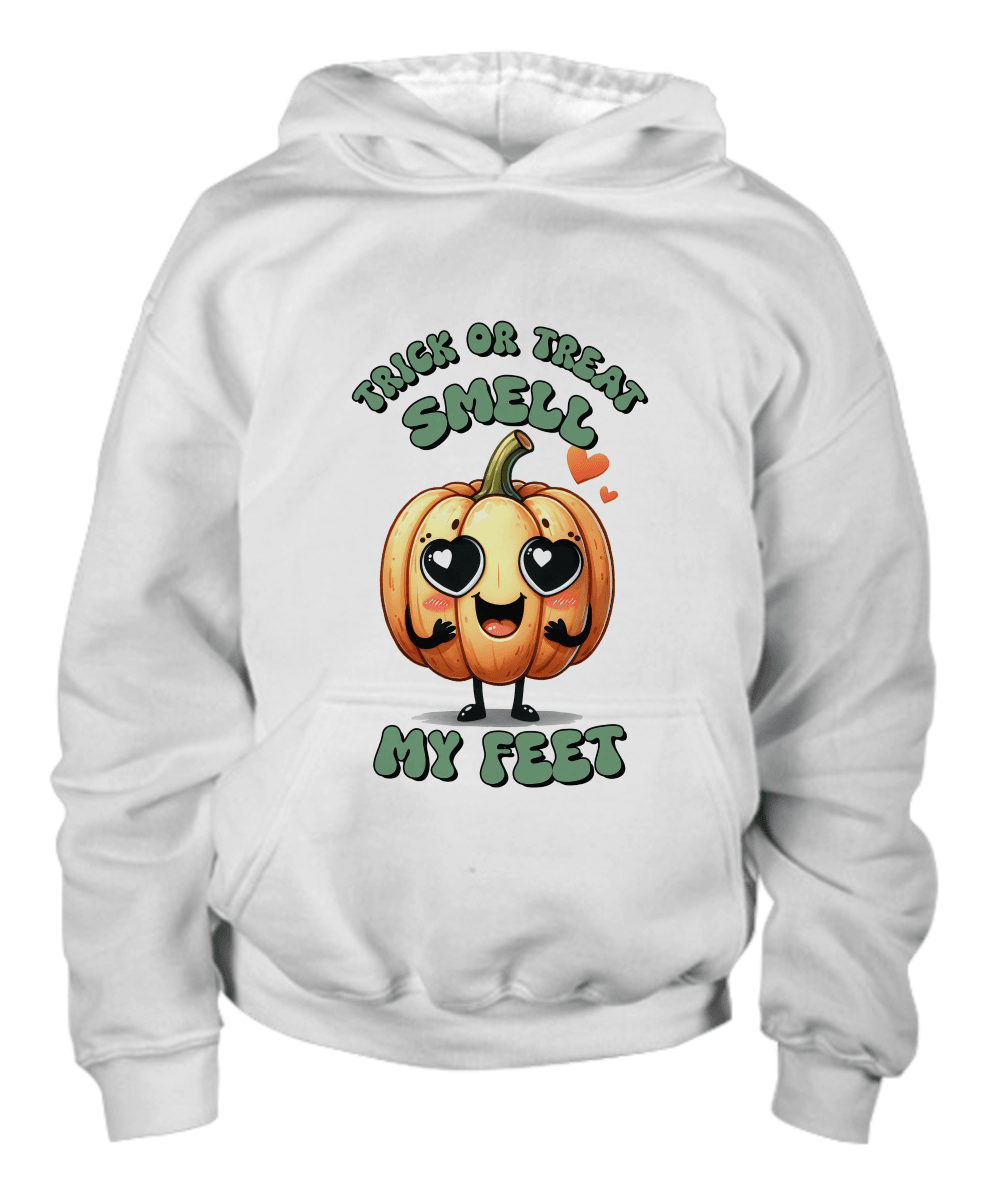 Halloween Pumpkin Trick or Treat Youth Pullover Hoodie