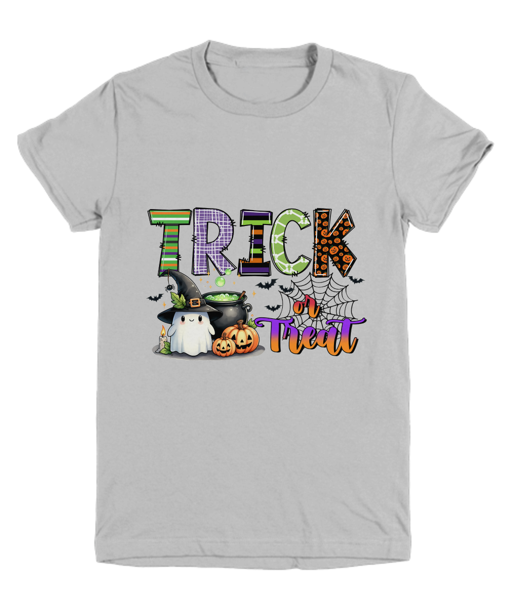 Halloween Trick or Treat Ghost Youth Tee Shirt