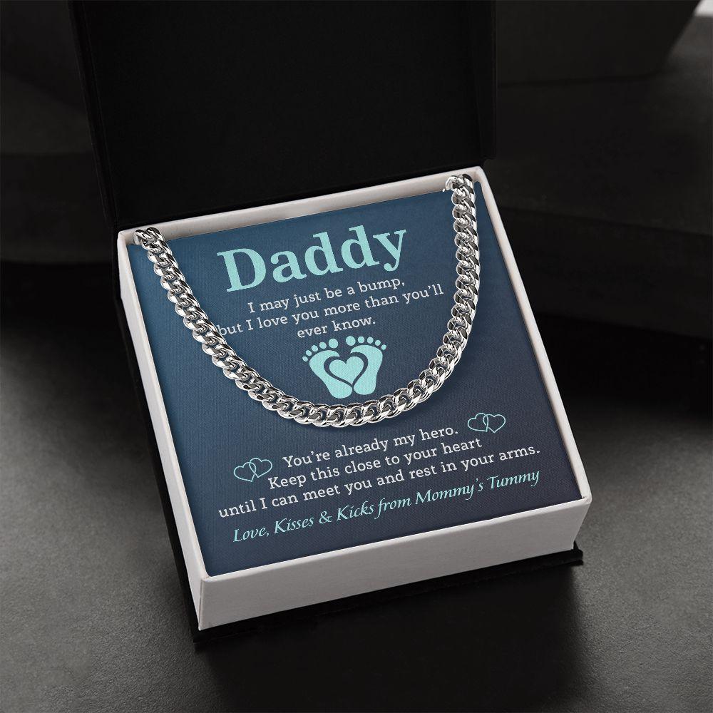 Gift for Daddy Keep this Close to Your Heart Love, the Bump - Mallard Moon Gift Shop