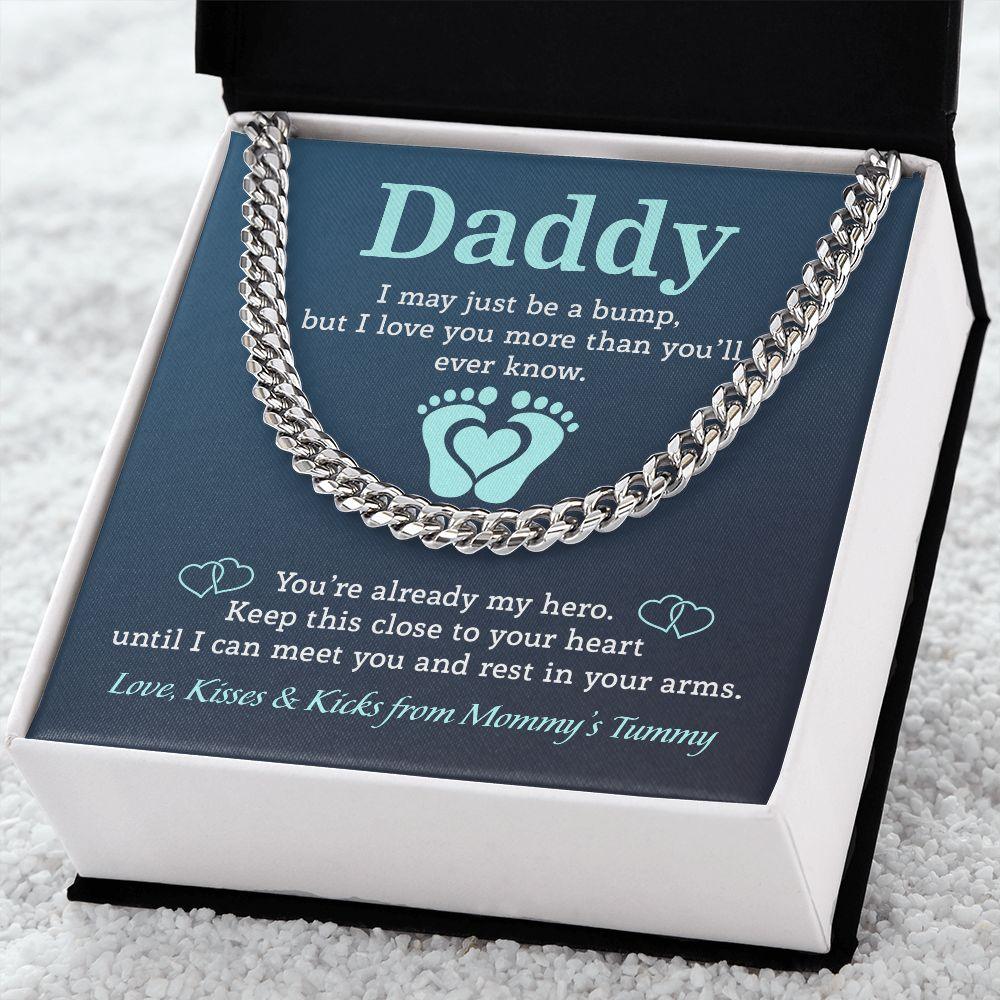 Gift for Daddy Keep this Close to Your Heart Love, the Bump - Mallard Moon Gift Shop