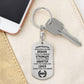 Granddaughter 2023 Graduation Engraved Keychain - Mallard Moon Gift Shop