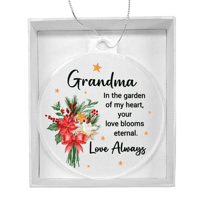 Grandma Gift Acrylic Keepsake Ornament - Mallard Moon Gift Shop