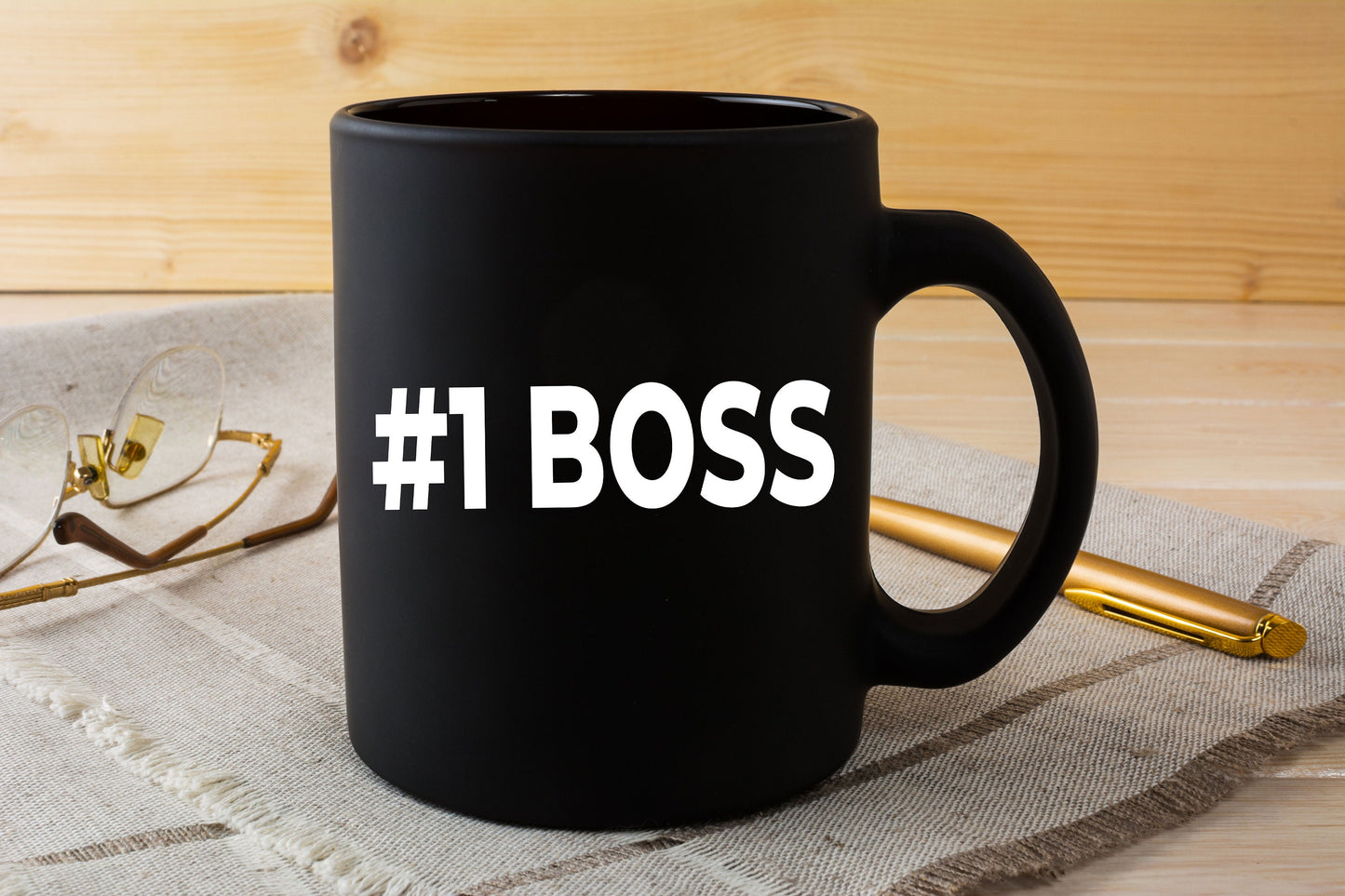 Boss Black Coffee Mug