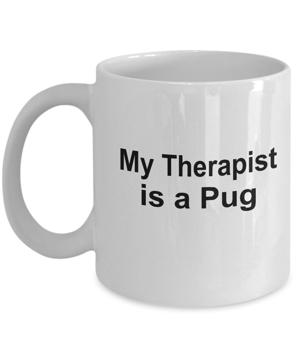 Pug Therapist Dog Mug