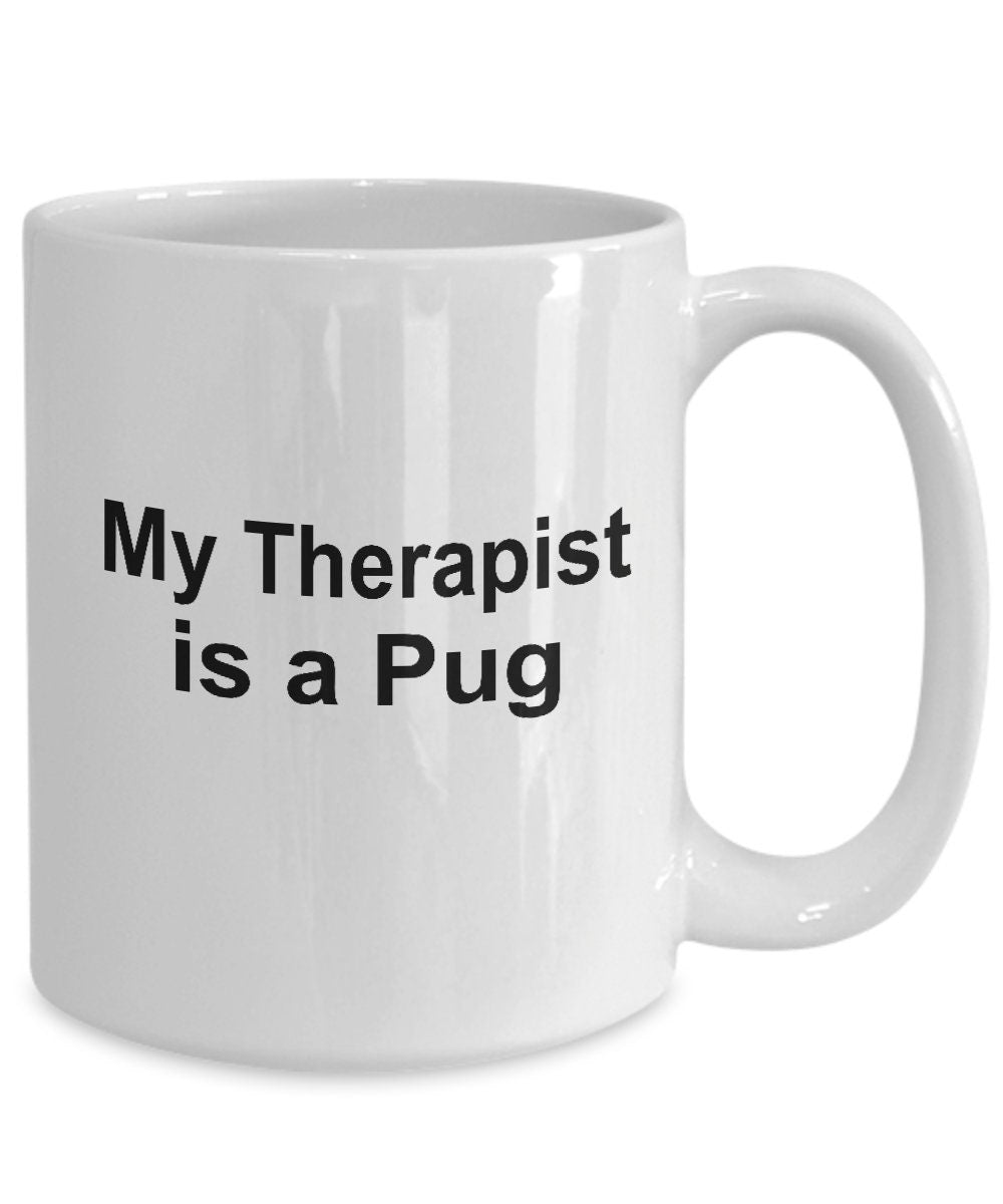 Pug Therapist Dog Mug