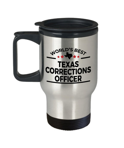 Texas Corrections Officer Travel Tumbler Mug