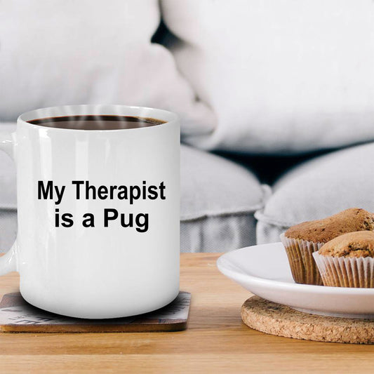 Pug Therapist Dog Mug