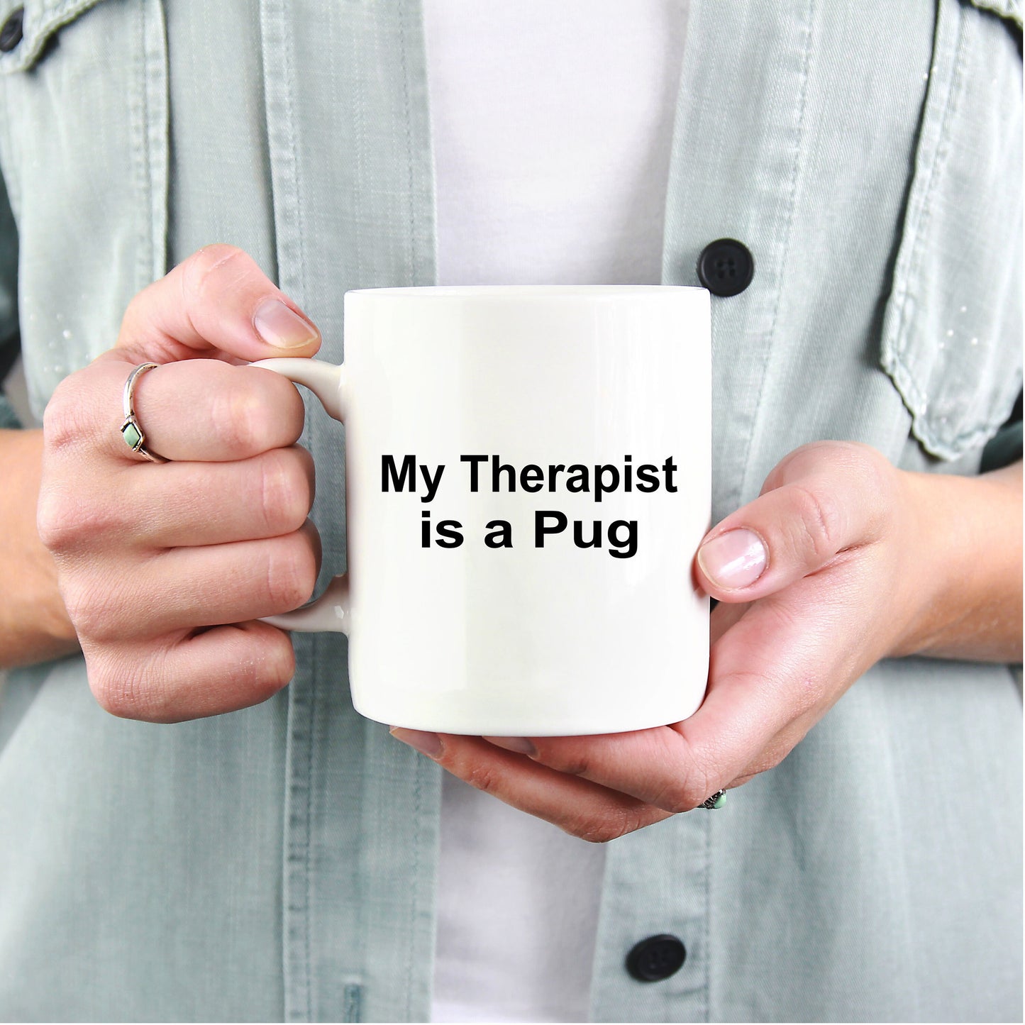 Pug Therapist Dog Mug