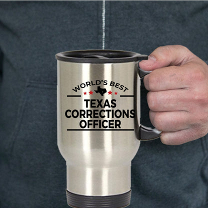 Texas Corrections Officer Travel Tumbler Mug