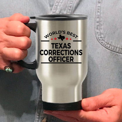 Texas Corrections Officer Travel Tumbler Mug