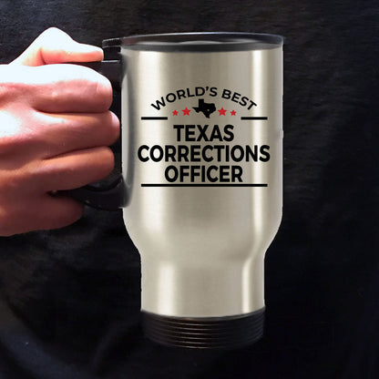 Texas Corrections Officer Travel Tumbler Mug