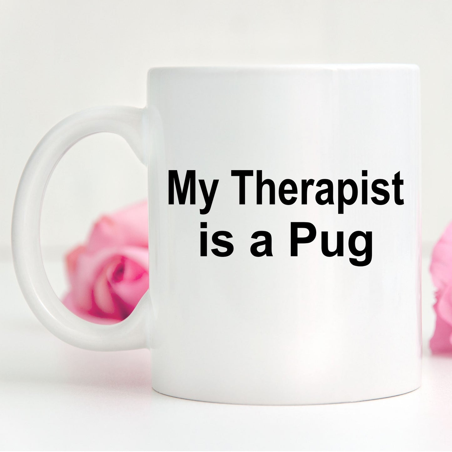 Pug Therapist Dog Mug