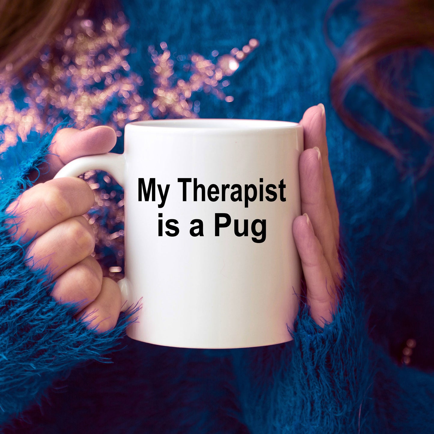 Pug Therapist Dog Mug