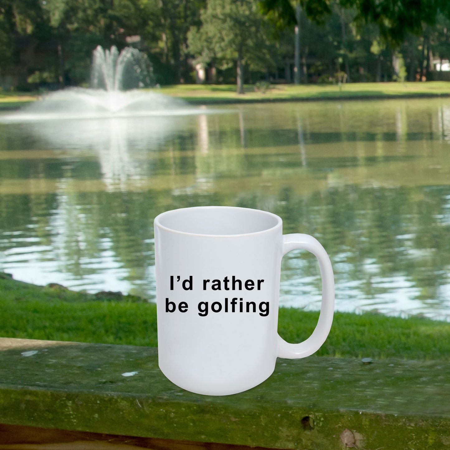 Funny golfer Mug - I'd Rather Be Golfing