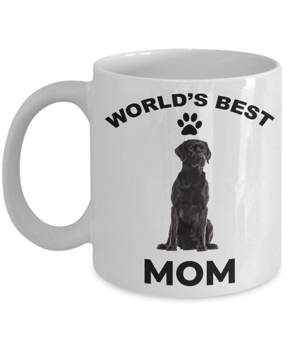 Black Labrador Retriever Best Mom coffee mug