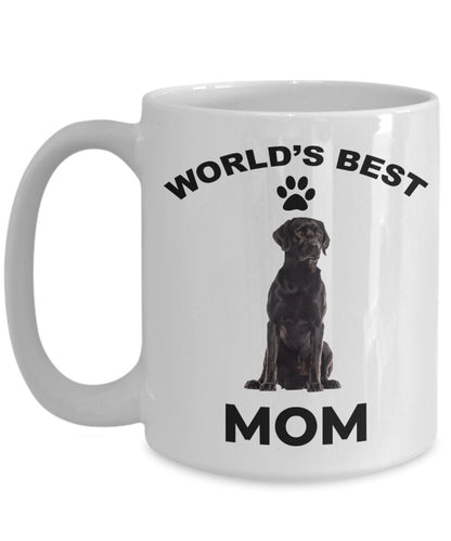 Black Labrador Retriever Best Mom coffee mug