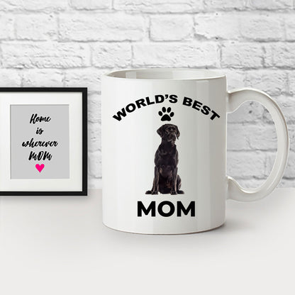 Black Labrador Retriever Best Mom coffee mug