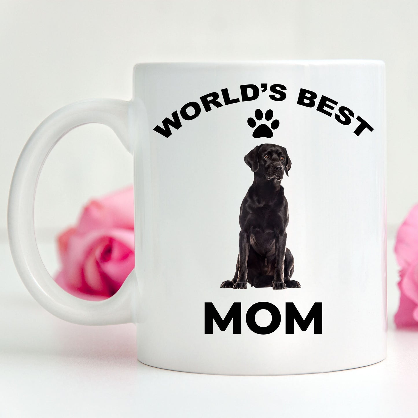 Black Labrador Retriever Best Mom coffee mug