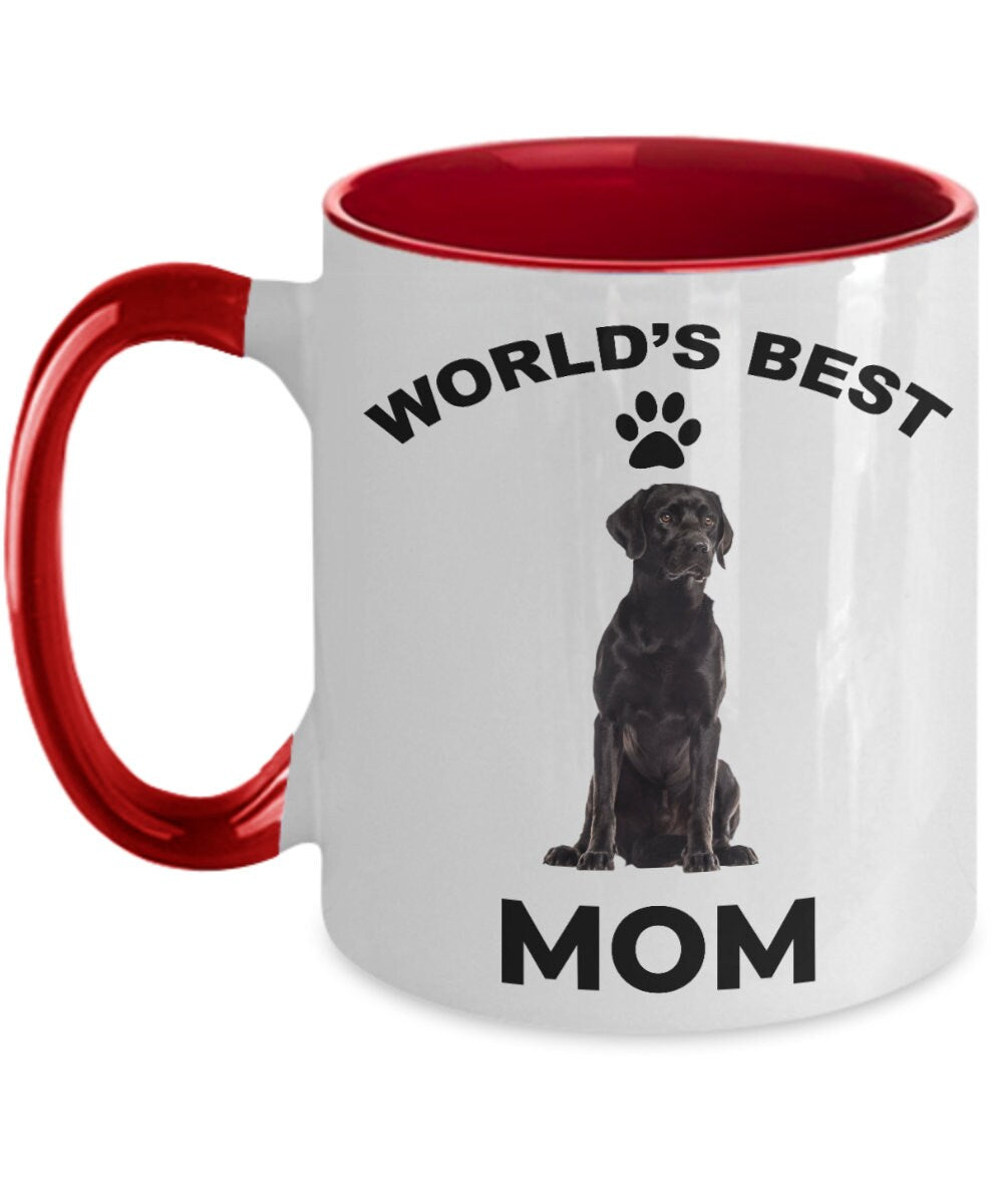 Black Labrador Retriever Best Mom coffee mug