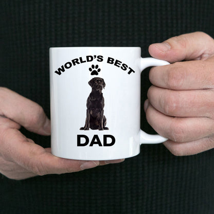 Black Labrador Retriever Best Dad Coffee Mug