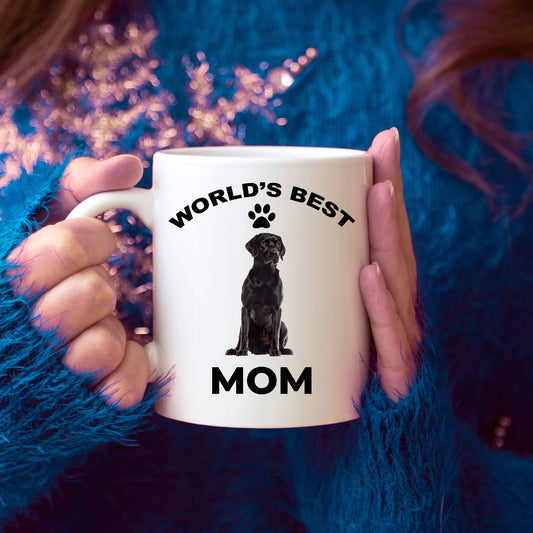 Black Labrador Retriever Best Mom coffee mug