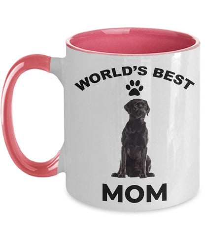 Black Labrador Retriever Best Mom coffee mug