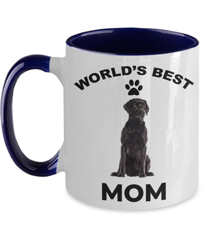 Black Labrador Retriever Best Mom coffee mug