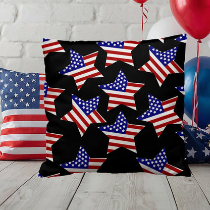 America Stars Patriotic Indoor-Outdoor Pillow